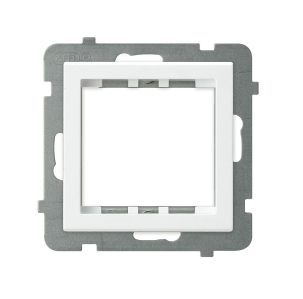 Adapter podtynkowy systemu OSPEL 45 do serii Sonata producent Ospel seria Sonata kolor Biały mat kod AP45-1R/m/75