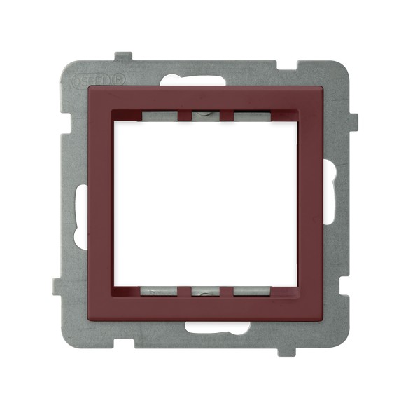 Adapter podtynkowy systemu OSPEL 45 do serii Sonata producent Ospel seria Sonata kolor Burgund kod AP45-1R/m/58
