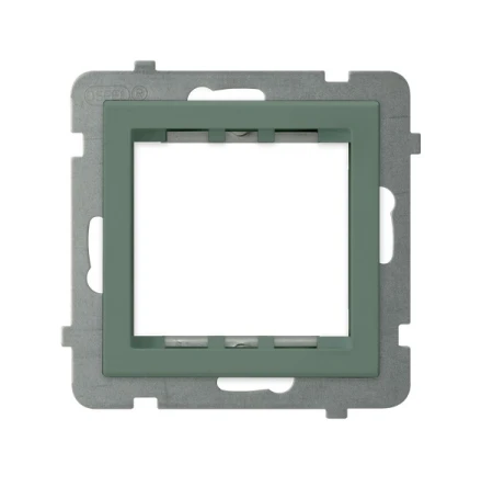Adapter podtynkowy systemu OSPEL 45 do serii Sonata producent Ospel seria Sonata kolor Malachit kod AP45-1R/m/87