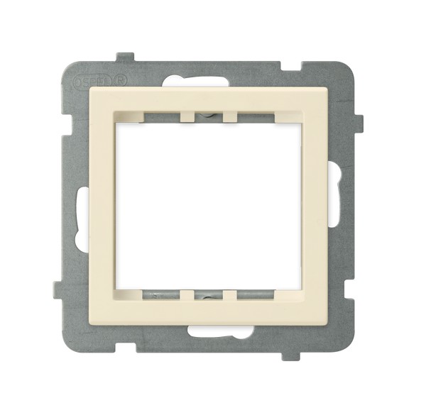 Adapter podtynkowy systemu OSPEL 45 do serii Sonata producent Ospel seria Sonata kolor Wanilia kod AP45-1R/m/89