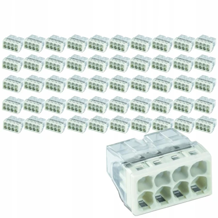 Zestaw Wago 2273-208 Szybko Złączka Kablowa 50X