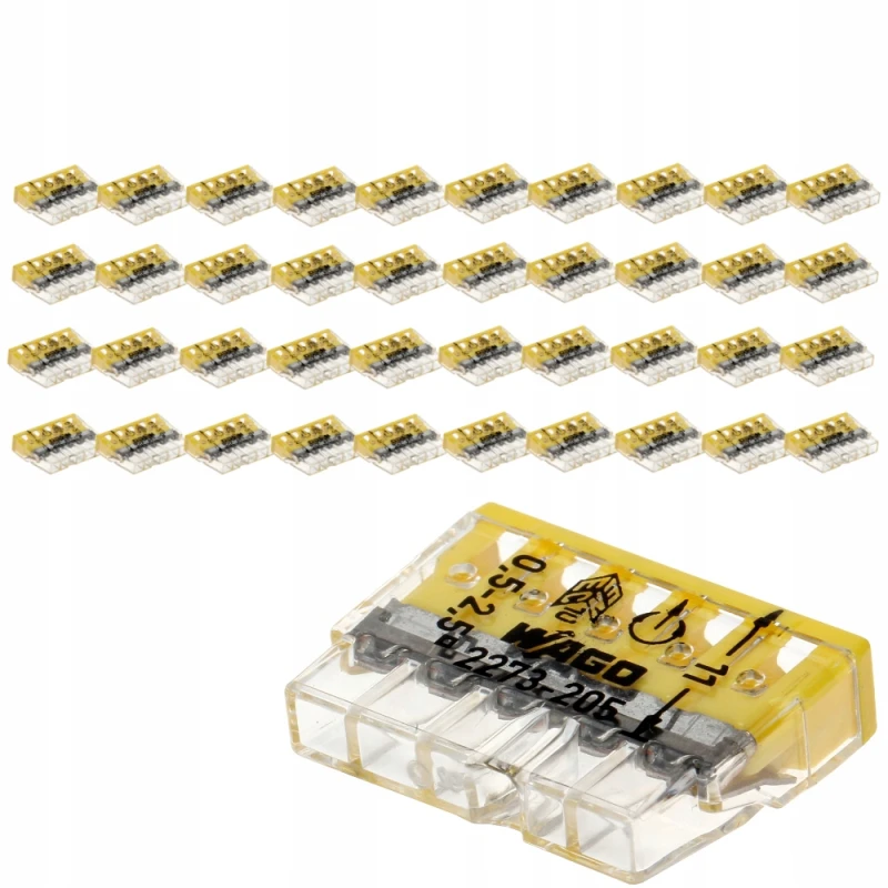 Zestaw Wago 2273-205 Szybko Złączka Kablowa 40X