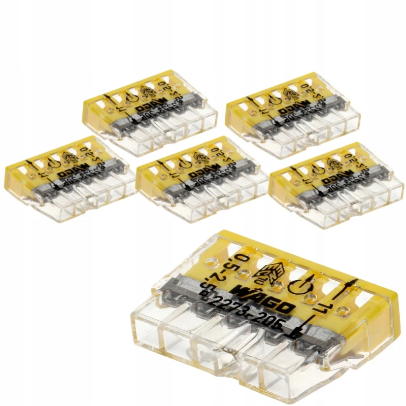 Zestaw Wago 2273-205 Szybko Złączka Kablowa 5X