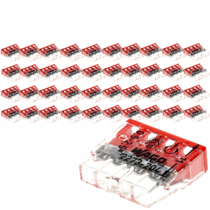 Zestaw Wago 2273-204 Szybko Złączka Kablowa 40X