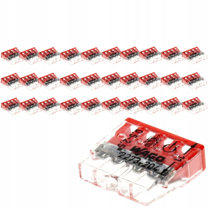 Zestaw Wago 2273-204 Szybko Złączka Kablowa 30X