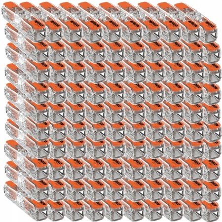 Zestaw Wago 221-2411 Szybko Złączka Przelotowa 100