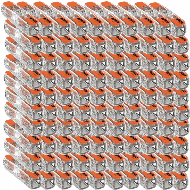 Zestaw Wago 221-2411 Szybko Złączka Przelotowa 100