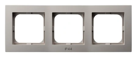 Ramka potrójna do łączników IP-44 producent Ospel seria As kolor Kaszmir kod RH-3G/82