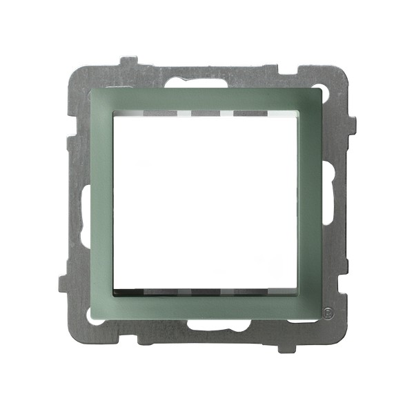 Adapter podtynkowy systemu OSPEL 45 do serii As producent Ospel seria As kolor Zielony mat  kod AP45-1G/m/84