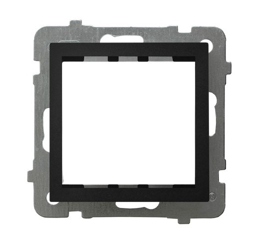Adapter podtynkowy systemu OSPEL 45 do serii As producent Ospel seria As kolor Czarny mat kod AP45-1G/m/33
