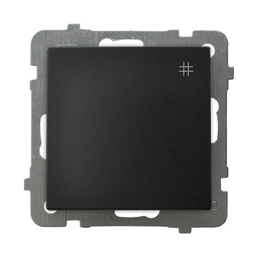 Łącznik krzyżowy producent Ospel seria As kolor Czarny mat kod ŁP-4G/m/33
