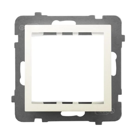 Adapter podtynkowy systemu OSPEL 45 do serii As producent Ospel seria As kolor Ecru kod AP45-1G/m/27