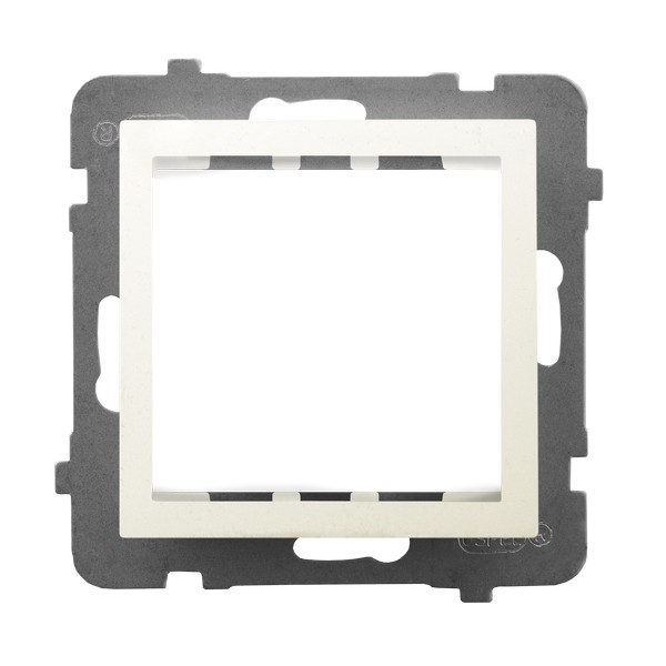 Adapter podtynkowy systemu OSPEL 45 do serii As producent Ospel seria As kolor Ecru kod AP45-1G/m/27