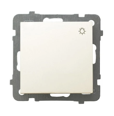 Łącznik zwierny "światło" producent Ospel seria As kolor Ecru kod ŁP-5G/m/27