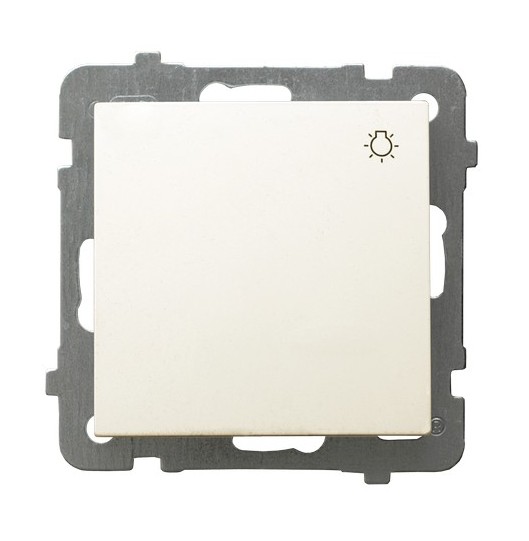 Łącznik zwierny "światło" producent Ospel seria As kolor Ecru kod ŁP-5G/m/27