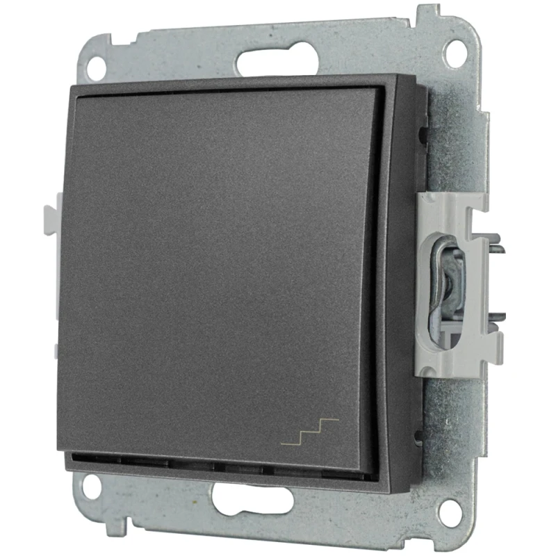 Mechanizm łącznika schodowego producent Karlik seria Mini kolor Grafitowy kod 11MWP-3