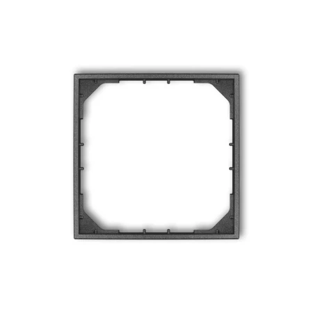 Ramka pośrednia do uniwersalnego elektronicznego tygodniowego regulatora temperatury  producent Karlik seria Mini kolor Grafitowy kod 11MRP-3