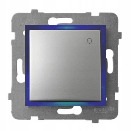 Moduł Włącznika Led Niebieski Dzwonkowy Bez Ramki Ospel Aria