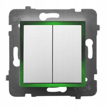 Moduł Włącznika Led Podwójny Bez Ramki