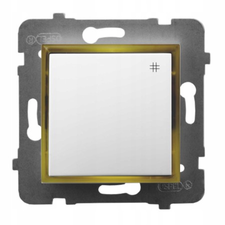 Moduł Włącznika Led Złoty Krzyżowy Ospel Aria Bez Ramki