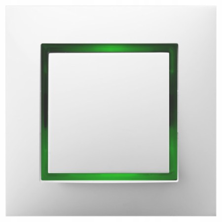 Włącznik Pojedynczy Z Podświetleniem Zielonym