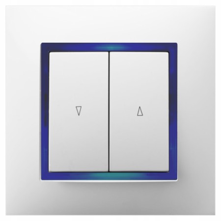 Włącznik Roletowy Z Podświetleniem Niebieskim