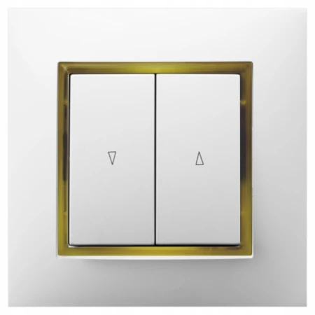 Włącznik Roletowy Z Podświetleniem Złotym Ospel Aria