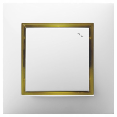 Włącznik Schodowy Z Podświetleniem Złotym Ospel Aria