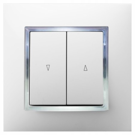 Włącznik Roletowy Z Podświetleniem Białym Ospel Aria