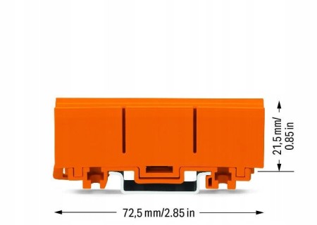 Adapter Do Złączek Wago Na Szynę Din 2273-500 1Szt