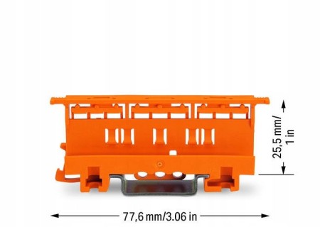 Adapter Do Złączek Wago Na Szynę Din 221-500 1Szt