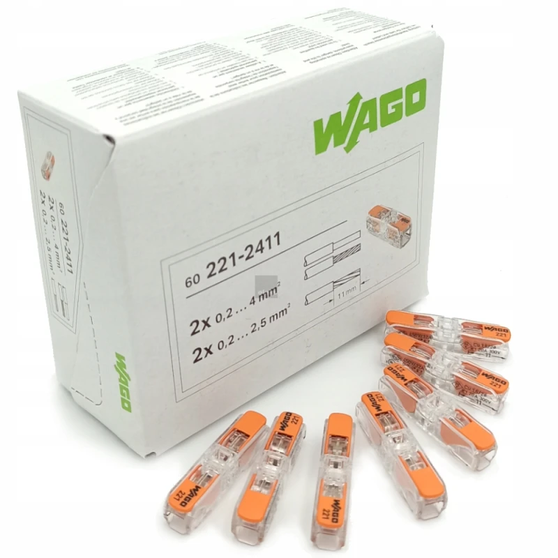 Złączka Wago Przelotowa Szybkozłączka 221-2411 60S