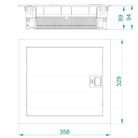 Rozdzielnia Elektryczna Skrzynka Elektryczna 1X12