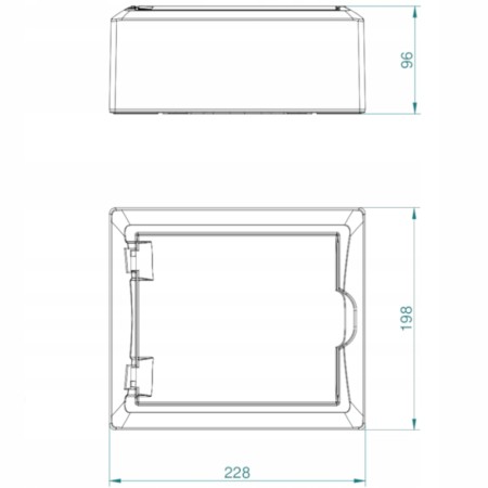 Rozdzielnica Rozdzielnia Natynkowa Skrzynka 1X8 8M