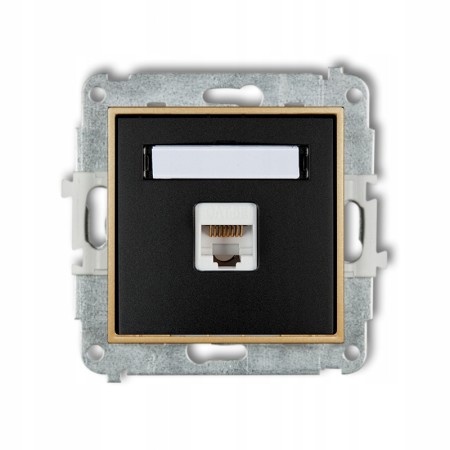 Gniazdo Internetowe 1X Bez Ramki Karlik Mini 12/29