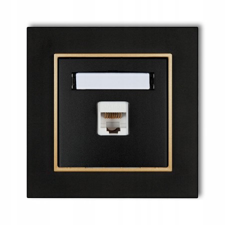 Gniazdo Internetowe 1X Z Ramką Karlik Mini 12/29