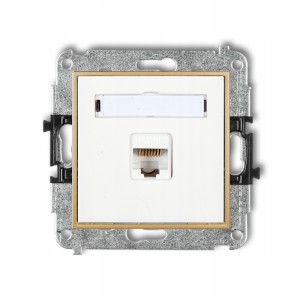 Gniazdo Internetowe 1X Bez Ramki Karlik Mini 00/29