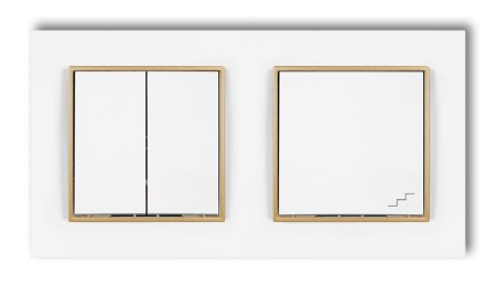 Włącznik Światła Podwójny I Schodowy Karlik Mini 00/29