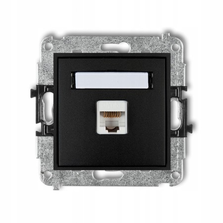 Gniazdo Internetowe 1X Bez Ramki Karlik Mini 12/12