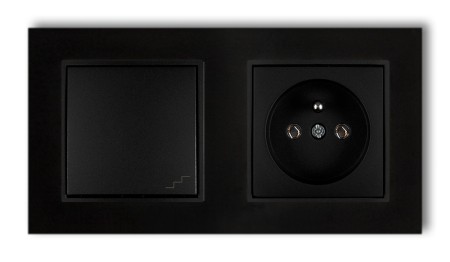 Włącznik Schodowy Z Gniazdkiem 12/12 3 Karlik Mini