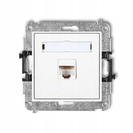 Gniazdo Internetowe 1X Bez Ramki Karlik Mini 00/00