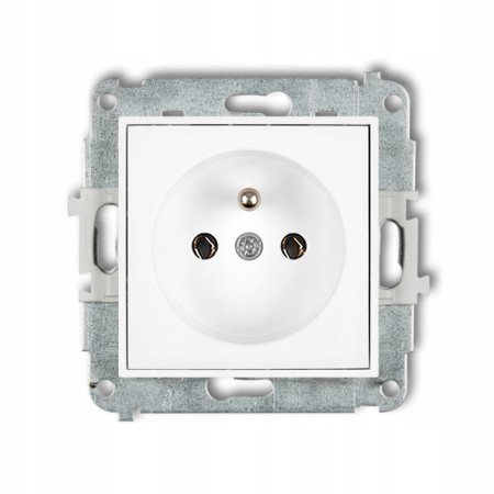 Gniazdo Pojedyncze Bez Ramki Karlik Mini 00/00