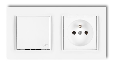 Włącznik Schodowy Z Gniazdkiem 00/00 3