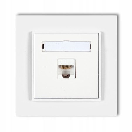 Gniazdo Internetowe 1X Z Ramką Karlik Mini 00/00