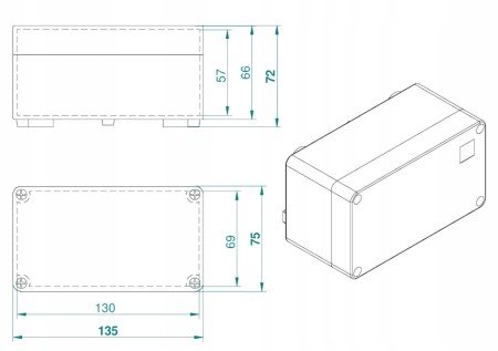 Puszka Hermetyczna Przeźroczysta Transparentna S