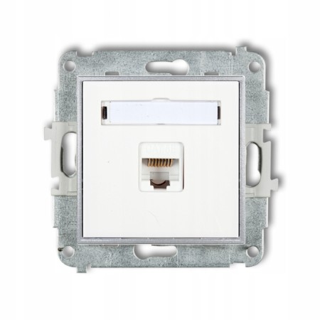 Gniazdo Internetowe 1X Bez Ramki Karlik Mini 00/07