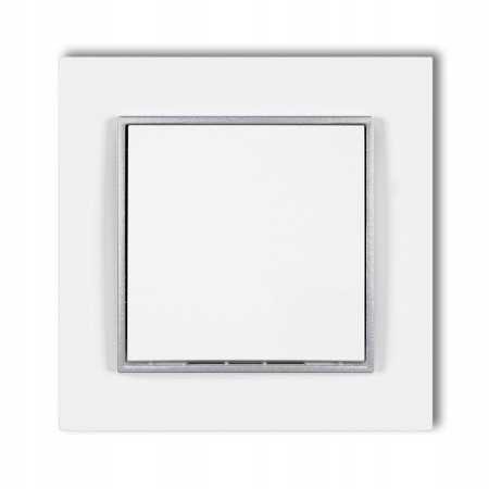 Włącznik Pojedynczy Z Ramką Karlik Mini 00/07