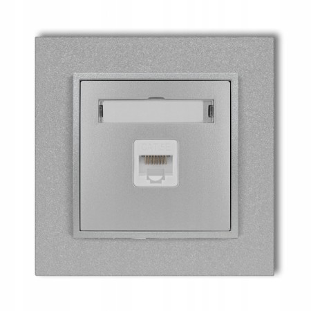 Gniazdo Internetowe 1X Z Ramką Karlik Mini 7/7