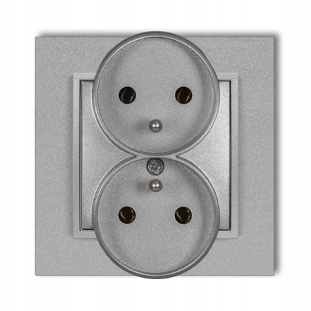 Gniazdo Podwójne Z Ramką Karlik Mini 7/7