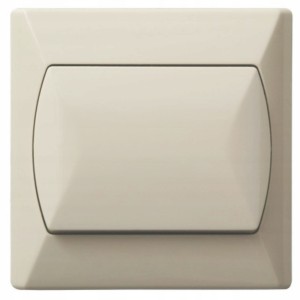 Włącznik Pojedynczy Ospel Akcent Beżowy